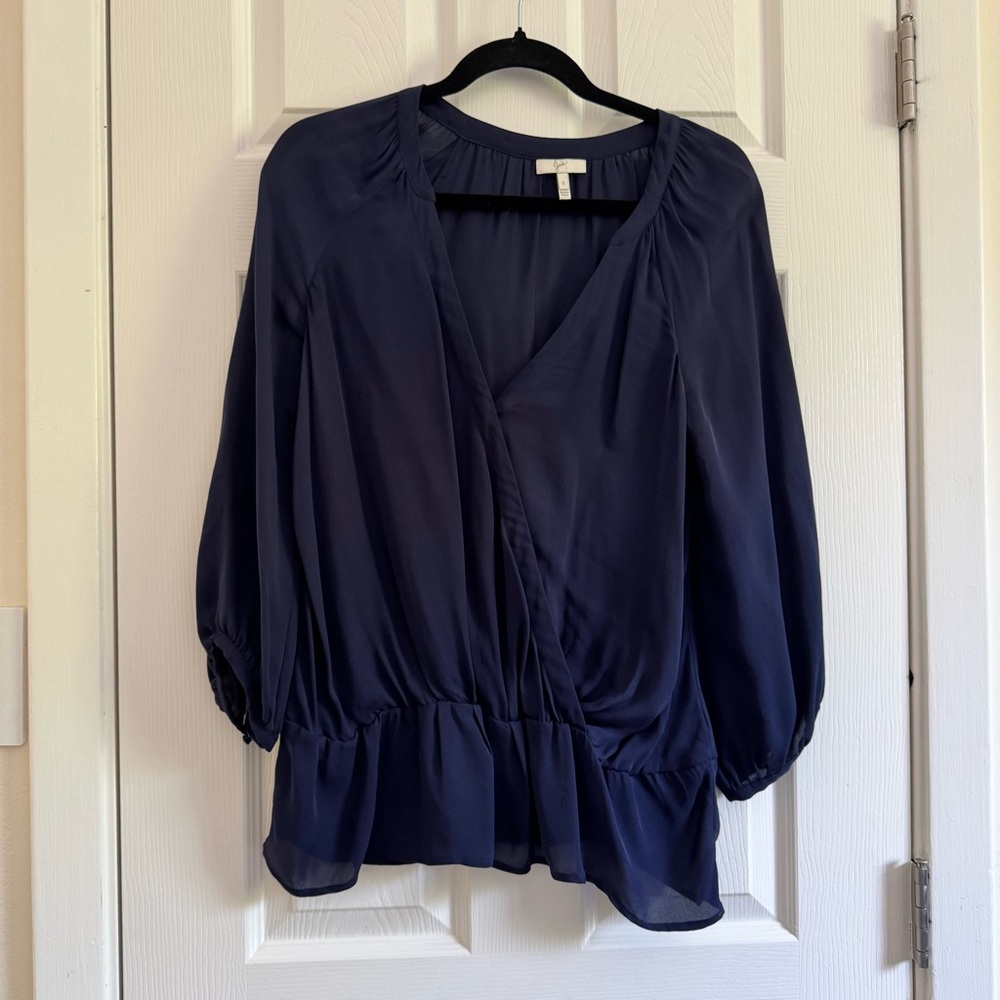 Joie 100% silk Navy Blue Women's Top